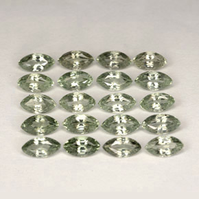 Pedras preciosas de safira verde natural de  ct, marquise, VVS-VS