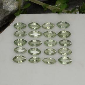 Pedras preciosas de safira verde natural de 3,22 ct, marquise, VS