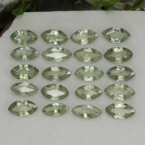 Pedras preciosas de safira verde natural de 3,22 ct, marquise, VS