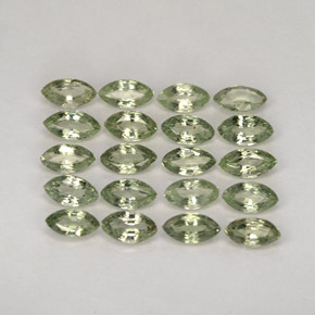 Pedras preciosas de safira verde natural de  ct, marquise, VS