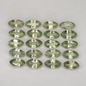 Pedras preciosas de safira verde natural de  ct, marquise, VS