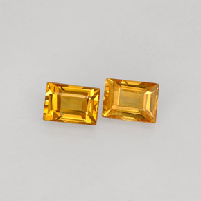 Pedras preciosas de safira amarelo natural de  ct, baguete, VVS-VS