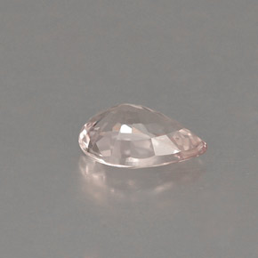 Safira rosa natural 0,48ct, formato de pêra, VVS-VS