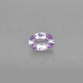 Safira violeta natural 0,53ct, corte oval, VVS-VS