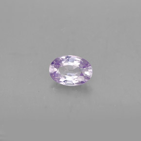 Safira violeta natural 0,53ct, corte oval, VVS-VS