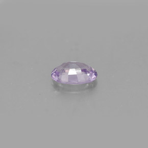 Safira violeta natural 0,53ct, corte oval, VVS-VS