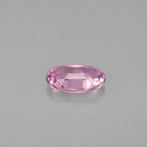 Safira rosa natural 0,47ct, corte oval, VVS-VS