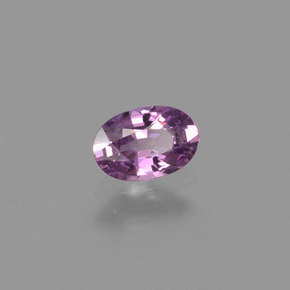 Safira violeta natural 0,57ct, corte oval, VVS-VS