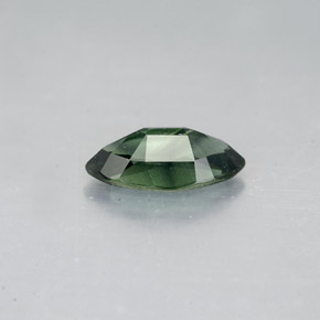 Safira verde natural 1,40ct, marquise, VS