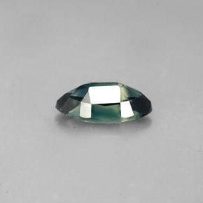 Safira verde natural 1,47ct, marquise, VVS