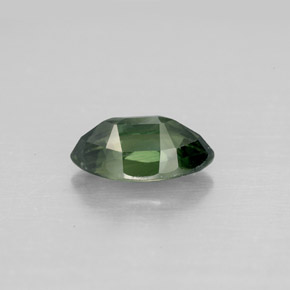 Safira verde natural 1,40ct, marquise, VS