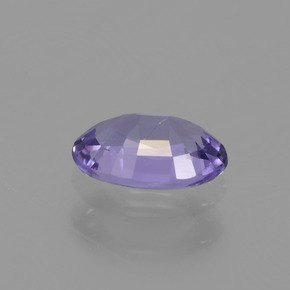 Safira violeta natural 0,51ct, corte oval, VVS-VS