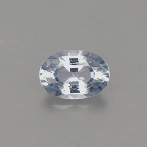Safira azul natural 0,60ct, corte oval, VVS-VS