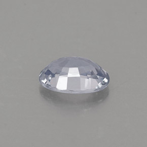 Safira azul natural 0,60ct, corte oval, VVS-VS