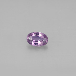 Safira violeta natural 0,59ct, corte oval, VS