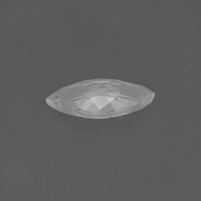 Safira branco natural 0,54ct, marquise, VVS