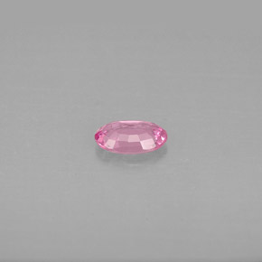 Safira rosa natural 0,44ct, corte oval, VS