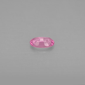 Safira rosa natural 0,47ct, corte oval, VVS-VS