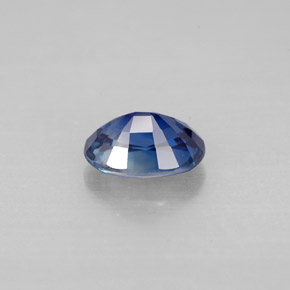 Safira azul natural 1,21ct, corte oval, VVS-VS