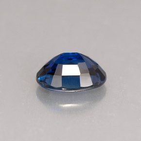 Safira azul natural 1,14ct, corte oval, VVS-VS