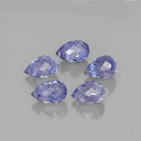 Pedras preciosas de safira violeta natural de  ct, briolete, VVS-VS