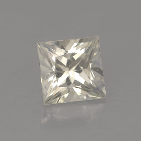 Safira amarelo natural 1,56ct, quadrado, VVS-VS