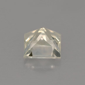 Safira amarelo natural 1,56ct, quadrado, VVS-VS