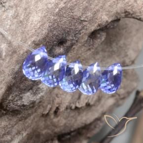 Pedras preciosas de Safira Intense Blue  natural de 2.29 ct, Briolette, VVS-VS