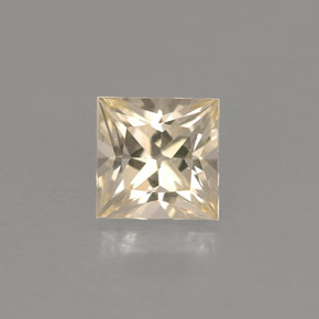 Safira amarelo natural 1,01ct, quadrado, VVS-VS