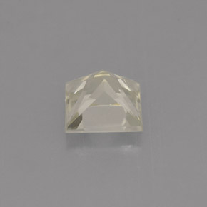Safira amarelo natural 0,96ct, quadrado, VVS-VS