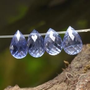 Pedras preciosas de Safira Intense Blue  natural de 2.22 ct, Briolette, VS