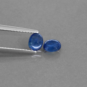 Pedras preciosas de safira azul natural de  ct, transparente, transparente/translúcido