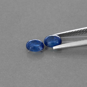 Pedras preciosas de safira azul natural de  ct, transparente, transparente/translúcido