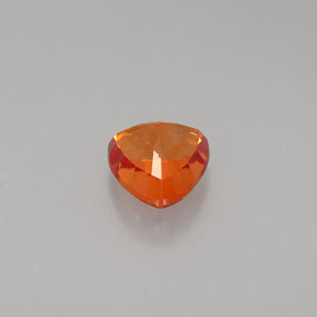 Safira laranja natural 0,97ct, trillion, VS