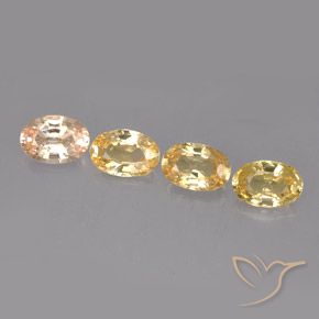 Pedras preciosas de safira multicolorido natural de 2,12 ct, corte oval, VVS-VS