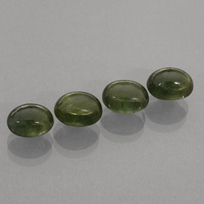 Pedras preciosas de safira verde natural de  ct, transparente, transparente/translúcido