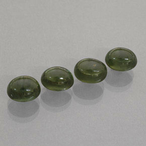 Pedras preciosas de safira verde natural de  ct, transparente, transparente/translúcido