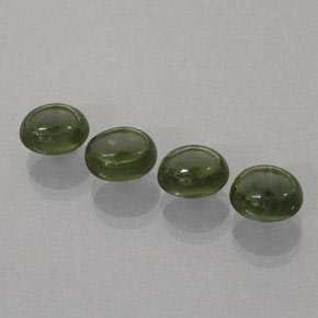 Pedras preciosas de safira verde natural de  ct, transparente, transparente/translúcido