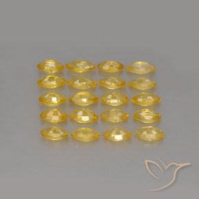 Pedras preciosas de safira amarelo natural de 2,26 ct, marquise, VVS-VS