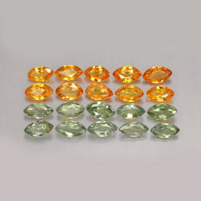 Pedras preciosas de safira multicolorido natural de  ct, marquise, VVS-VS
