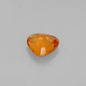 Safira laranja natural 0,77ct, trillion, VVS-VS
