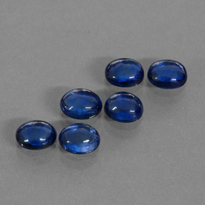 Pedras preciosas de safira azul natural de  ct, transparente, transparente/translúcido