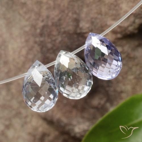 Pedras preciosas de Safira Multicolorido natural de 2.85 ct, Briolette, VVS