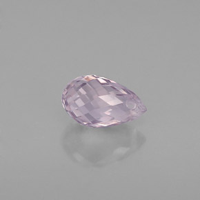 Safira violeta natural 0,91ct, briolete, VVS