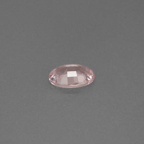 Safira rosa natural 0,51ct, corte oval, VS
