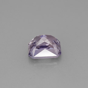 Safira violeta natural 1,86ct, corte esmeralda, VVS