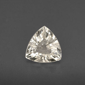 Safira amarelo natural 0,97ct, trillion, VVS-VS