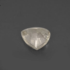 Safira amarelo natural 0,97ct, trillion, VVS-VS