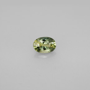 Safira multicolorido natural 0,65ct, corte oval, VVS-VS