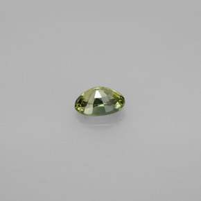 Safira multicolorido natural 0,65ct, corte oval, VVS-VS